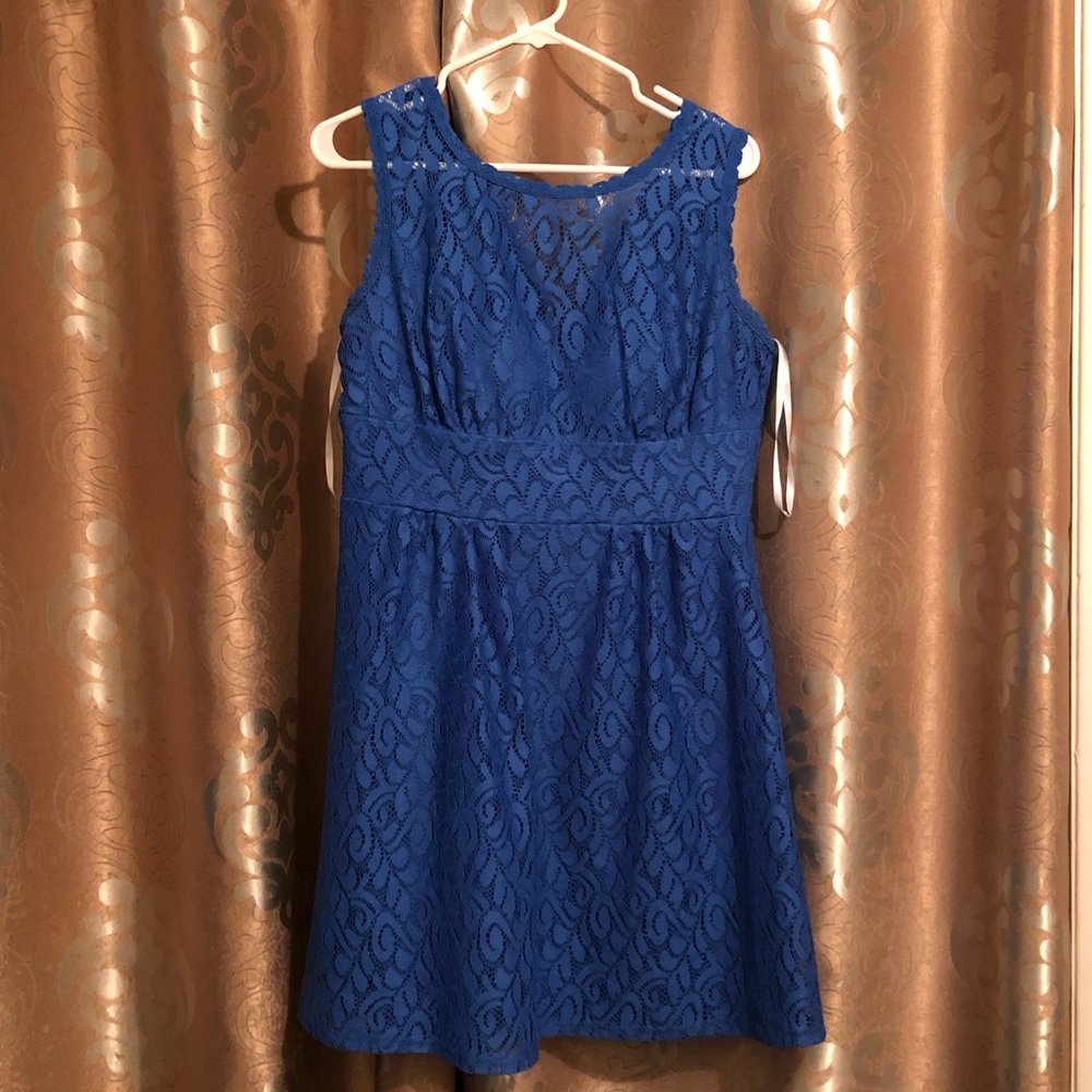 Blue dress